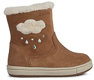 Geox B Trottola Girl B, Stivaletti Bambine e ragazze, Marrone (Whisky), 22 EU