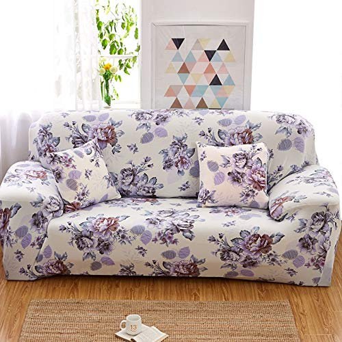 uyeoco Sofabezug Stylish Pattern Sofaüberzug L Form Couchbezug Sofahusse Sofabezug Ecksofa Sofaüberwürfe Couchbezug Sesselbezug Sofa Überwürfe/Stretch Hussen Für Wohnzimmer Anti-Rutsch