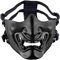 Demi-Masque Tactique, Airsoft, démonstre, Kabuki, samouraï, Hannya Oni, pour Jeux de Guerre CS, Halloween, Bal masqué, fête (Noir)