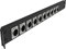 Jingchengmei 12 Ports/Wege/Loch, aufklappbares Patchpanel – 1U 19 Zoll Rack-Mount D-Stecker – Audio mit aufklappbarer Seite (H1U12D, schwarz)