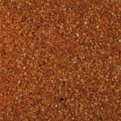 naninoa PERLKIES (Bunter grobkörniger Dekosand, Farbsand) 0,5 kg farbige kleine Steine. Farbe: Orange - braun. Terra
