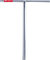 TILT Stage Rigid Aluminium Stunt-Scooter SCS T-Bar 35 71cm Street Roller Lenker (raw Silber)