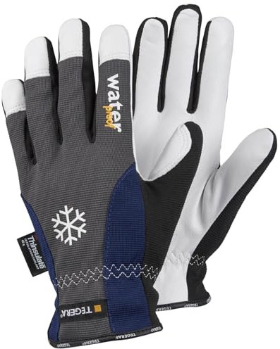 1 Paar Ejendals Tegera 295 Thinsulate wasserdichte Winter-gefütterte Thermo-Arbeitshandschuhe aus Leder für Allround-Arbeiten (4XL)