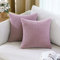 MIULEE 2er Set Kissenbezüge Dekokissen Körnig Dekorativ Kissenbezug Kissenhülle Sofakissen Deko Bezug Weich Zierkissen Kissen für Wohnzimmer Schlafzimmer 50x50cm Schmutziges Rosa