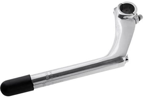 LOVIVER Fahrräder Lenker Vorbau Rennrad Retro Fahrrad Quill Legierung Metallklemme 1 Zoll, Silber