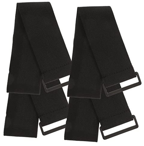 TEHAUX Elastische Klett Armgurte 4 Stück Kabelmanagement Spanngurt Mehrzweck Zurrgurte 50x500mm Elastischer Gurt für Handytasche Kabel Seile Haushalt Camping Reisen Outdoor Vielseitig Einsetzbar