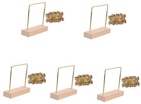 Abaodam 10 Stk Schmuckständer Schreibtisch-schmuck-display Halskettenständer Ständer Für Ohrstecker Desktop Ohrringe Organizer Ständer Rostfreier Stahl Toilette Halskettenhalter