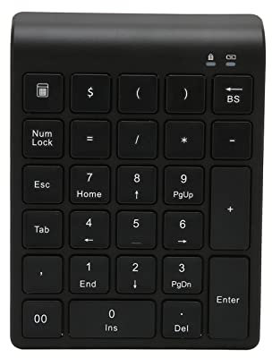 Drahtloser Ziffernblock, Bluetooth Nummernblock, Tragbare 27 Tasten Finanzbuchhaltungstastatur, Extrem Leiser Nummernblock für die Dateneingabe auf Dem Laptop Shortcut Tastenfeld