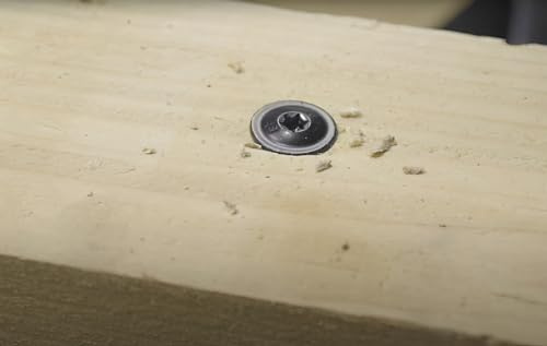 Wovar Tellerkopfschrauben Schwarz beschichtet 6.0 x 40 mm Torx - Schachtel 100 Stück