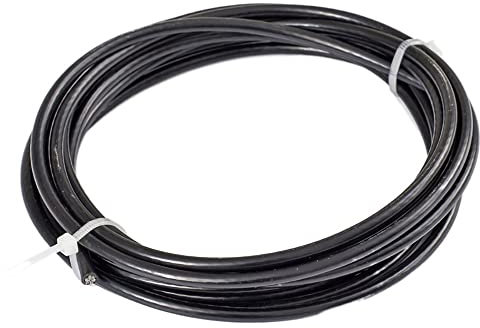 AMwrap Drahtseil 1meter 1 1,2 1,5 2 3 4 5 6 mm schwarz 304 Edelstahldrahtseilkabel Kunststoff beschichtet Edelstahl Seil (Size : 5mm)