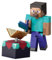 Mattel Minecraft - Steve Livello Diamante, action figure alta 14 cm con design pixelato e 3 accessori inclusi, personaggio dal videogioco da collezione, giocattolo per bambini, 6+ anni, HTM05