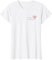 Eine Prise Konfetti - Damen T-Shirt, Klassisch, Weiß, Kurzarm, XS, Affirmation, Herz, Konfetti, Positivität, Lebensfreude