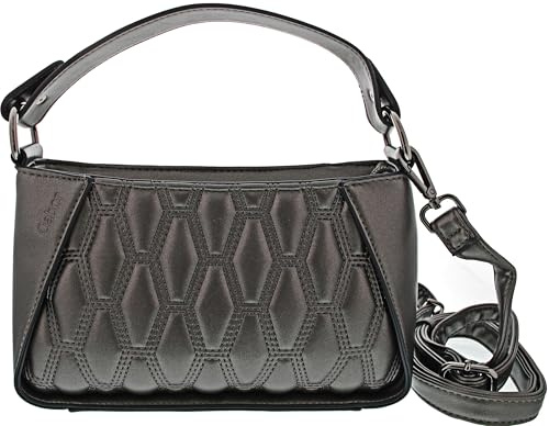 Gabor Bags Benira Damen Umhängetasche Crossbody Bag Klein Grau
