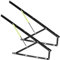 QWORK® Bett Lift Springaufbeschlag aus Hochleistungsstahl mit hydraulisch-pneumatischem Mechanismus, 120 cm, Schwarz, für 1.8m-2m Betten