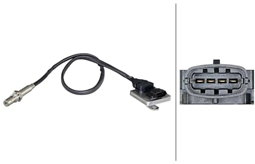 HELLA 6PN 358 186-931 NOx-Sensor, NOx-Katalysator - 12V - 4-polig