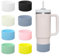 Modixun 8pcs Silicone Boot for Stanley 40 oz Tumbler, Anti-Slip Rubber Bottom Protector Sleeve Cover Cup Accessories, 8 Colors
