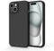 Vancle Cover per iphone 15(6.1), Ultra Sottile Liquido Silicone Protettivo Corpo Completo Custodia per iPhone 15 Con Fodera in Microfibra, Supporta Ricarica Wireless