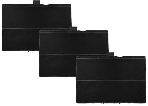 vhbw 3x Aktivkohlefilter kompatibel mit Neff D79M21N0 | D79M55N0, D79M55N0GB, D79M66N5, D79MH52N0 Dunstabzugshaube - 31,5 x 21,5 x 2,3 cm