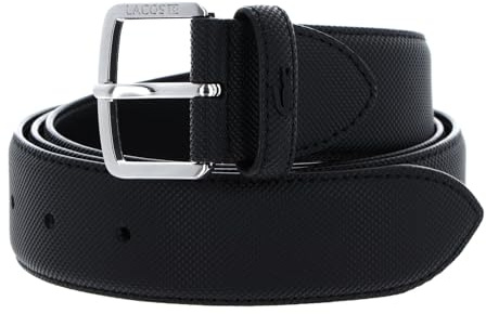 Lacoste Men's Classic 35 Petit Pique Belt W110 Noir