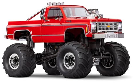 TRAXXAS TRX-4MT Chevy K10 rot 4x4 1/18 Monster-Truck RTR Brushed, mit Akku und USB Ladegerät