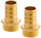 Boquilla de manguera de latón G3/4 (Ø25,7mm) macho x 3/4 ojal,2 piezas Conector de boquilla de manguera de latón Adaptador de manguera de 19 mm de espiga x G3/4 pulg,Racor roscado Racor de latón