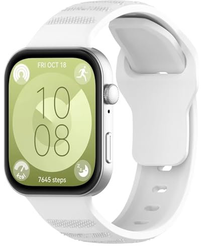 TINGYR Correas Compatible con Huawei Watch Fit 4 Pro/Fit 4/ Fit 3, Ligero, Fácil de Reemplazar, Reloj Correa de Repuesto para Huawei Watch Fit 4 Pro/Fit 4/ Fit 3.Blanco