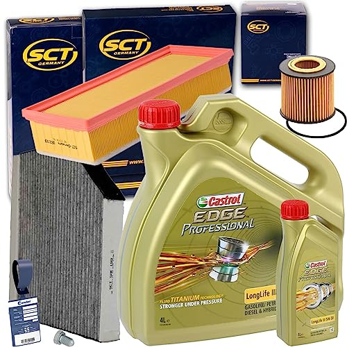 Inspektionssatz Filterset 5W30 Öl 2.0 Tdi Diesel | SB2193 SH4049P+SAK199+1113800100 Prof LL3 für A4 B8 A5 Q5 8R