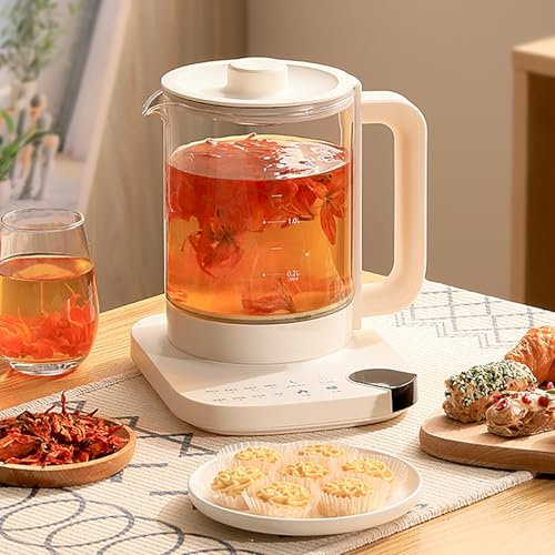 Intelligent Multifunctional Electric Kettle, Electric Hot Water Kettle, 1.8l Large Capacity, Smart Touch Panel, Time Reservation Available, 304 Stainless Steel Removable Filter for Home and Office