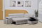 Grey-Beige-Black Fabric Multi-functional L Shape Corner Sofa Bed-Cheap Left & Right Suite set With Storage And Stools & Ottoman for Livingrooms (Grey, Left Hand Side)