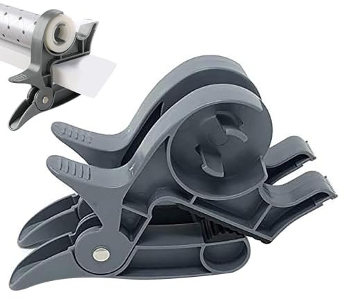 scyca Coupe-papier cadeau | Lot de 2 coupe-papier cadeau et distributeur de ruban adhésif portable pour papier cadeau, distributeur de ruban adhésif, pinces pour papier , papier d'aluminium,