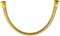 Gold Plumbing Pipe,Golden Plumbing Hose 1/2 Angle Valve Connector, Stainless Steel Gold Toilet Hose for Bathroom,Fittings Length 50cm