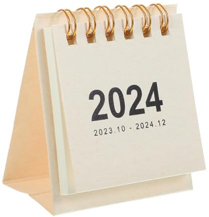 Angoily Mini-tischkalender Monatskalender Mit Standhalter Kalender Für Schreibtisch Praktischer Kalender Dekorativer Mini-kalender Für Büro Und Zuhause