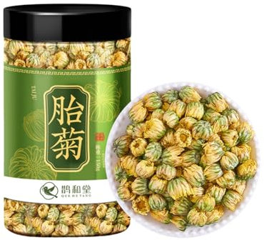 BaiLiSnacky Golden Fetal Chrysanthemum Bud Flower Tea Kräutertee (150g) Chrysanthemen Tee Natürlicher Getrockneter Blütentee Koffeinfreier