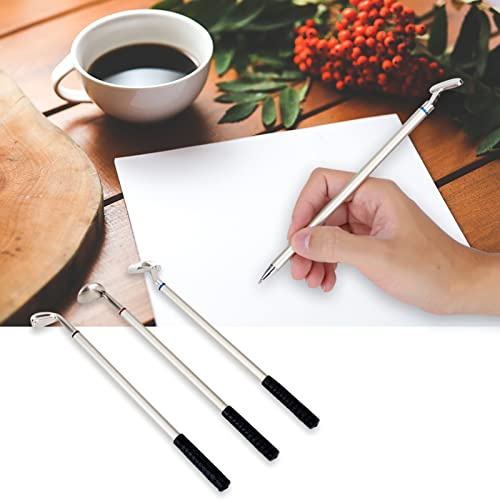 Wakects Club Pen Set Penne da con 3 Mini Mazze da 2 Palline da e di Bandiera per gli Appassionati di Che Scrivono Decorazioni per Ufficio