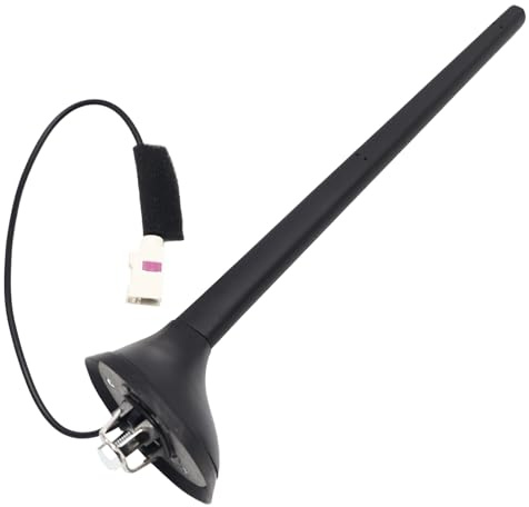 YananAC Car Aerials Radio Antenna AM FM 12V Universal Roof Mount Antenna with Mount Base 52019353 for fiat 500 595 695 2012-2021 Car Aerial Repair Kit 50540987