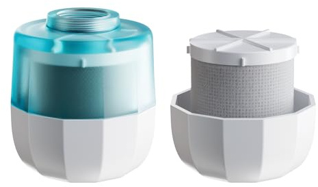 Cobbe Wasserfilter für Wasserhahn – Verbesserter Leitungswasserfilter mit Aktivkohle-Filterelement, entfernt effektiv Restchlor und Gerüche, für Küche und Bad