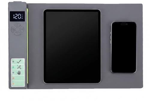 Erchineko LCD-Bildschirm-Heizkissen für Telefon-Tablet, Heizkissen mit Integriertem LED-Licht, LCD-Separator, Maschinenreparaturwerkzeuge, Heizplatte, 16-Zoll-Heizmatten-Bildschirmentferner