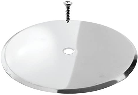S&M 751868 Embellecedor inoxidable con tornillo de bote sifónico del baño 135 mm