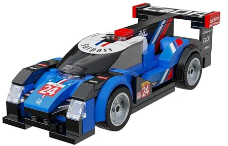 CaDA Supersonic Star 14cm Sports Car - 164 Piece Brick Model Kit C55053W | A quick and easy small build ideal for racing car fans