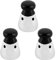 LUFOX Universal-Schnellkochtopf-Ventil, 3,8 cm hoch, Schwarz, 3 Stück
