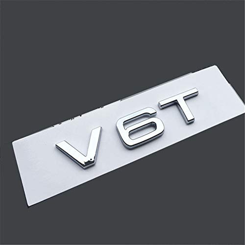 V6T V8T V10 V12 W12 RS7 SQ5 A8L Buchstabe Nummer Emblem Schwarz glänzend Auto Styling Kotflügel Seite Kofferraum Abzeichen Logo Aufkleber