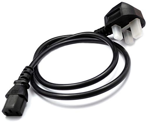 Replacement TV Power Lead Cable Cord with 3 Pin Mains UK Plug compatible with Sony Bravia KDL-46V2000 KDL-46V3000 KDL-46V5810 KDL-46W3000 KDL-46EX503