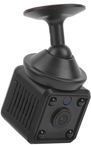 Lazmin112 Mini caméra WiFi, 1080P Haute définition IR Vue Nocturne Moniteur vidéo sans Fil Rechargeable 120 degrés caméra de Surveillance d'enregistrement en Boucle Grand Angle