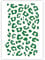QBIX Schablone mit Leopardenmuster, zum Malen auf Holz, Leinwand, Papier, Stoff, Boden, Wand und Fliesen, wiederverwendbare DIY-Kunst- und Bastelschablonen (A3 (29,7 x 42 cm)