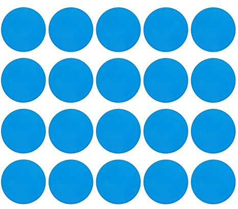Herbests 20 Stück Selbstklebender PVC-Reparaturflicken für Schwimmbäder,Reparatur-Pool-Flicken,Pool-Flicken, selbstklebend Unterwasser,Klebe-Flicken Pool für Wasserbett, Pool, Planschen