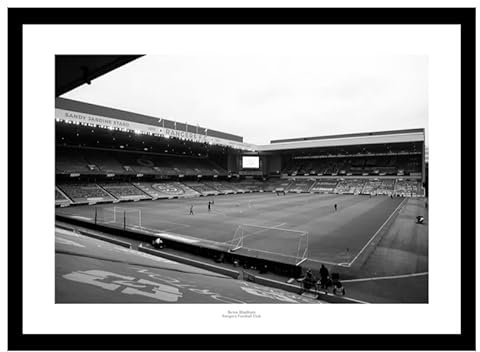 Framed Rangers FC Inside Ibrox Stadium Photo Memorabilia