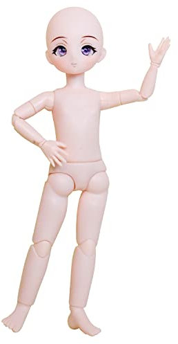 Proudoll Muñeca BJD Annie de 1/6 de 30 cm con 18 articulaciones de movimiento, cuerpo de PVC hecho a mano, figura de acción personalizable