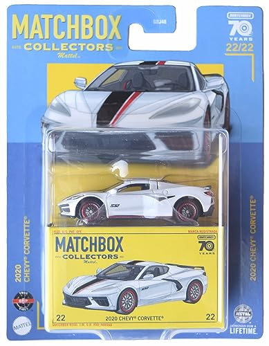 Matchbox 2020 Chevy Corvette White 22/22 Collectors Edition