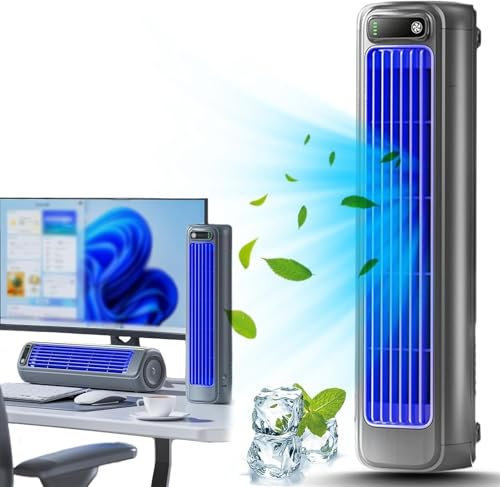 Yodaer Cooling Ace Libiyi Cooling Ace Sherum Climatiseur Serum Cooling Ace 3 vitesses, charge USB, climatiseur portable sans pales pour chambre/bureau/cuisine
