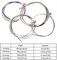 MOUMOUTEN Corda per contrabbasso, Corde per contrabbasso in acciaio IRIN Corda Accessorio per strumenti musicali professionali